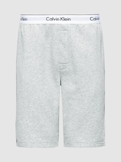 Calvin Klein Ruhák HU396328 | Calvin Klein Modern Cotton Férfi Pizsama Rövidnadrág Szürke